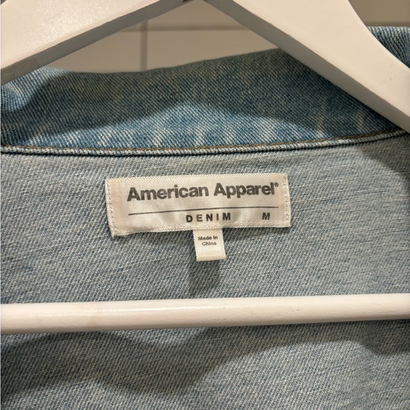 American Apparel Jean Jacket Size Medium - Picture 3 of 3